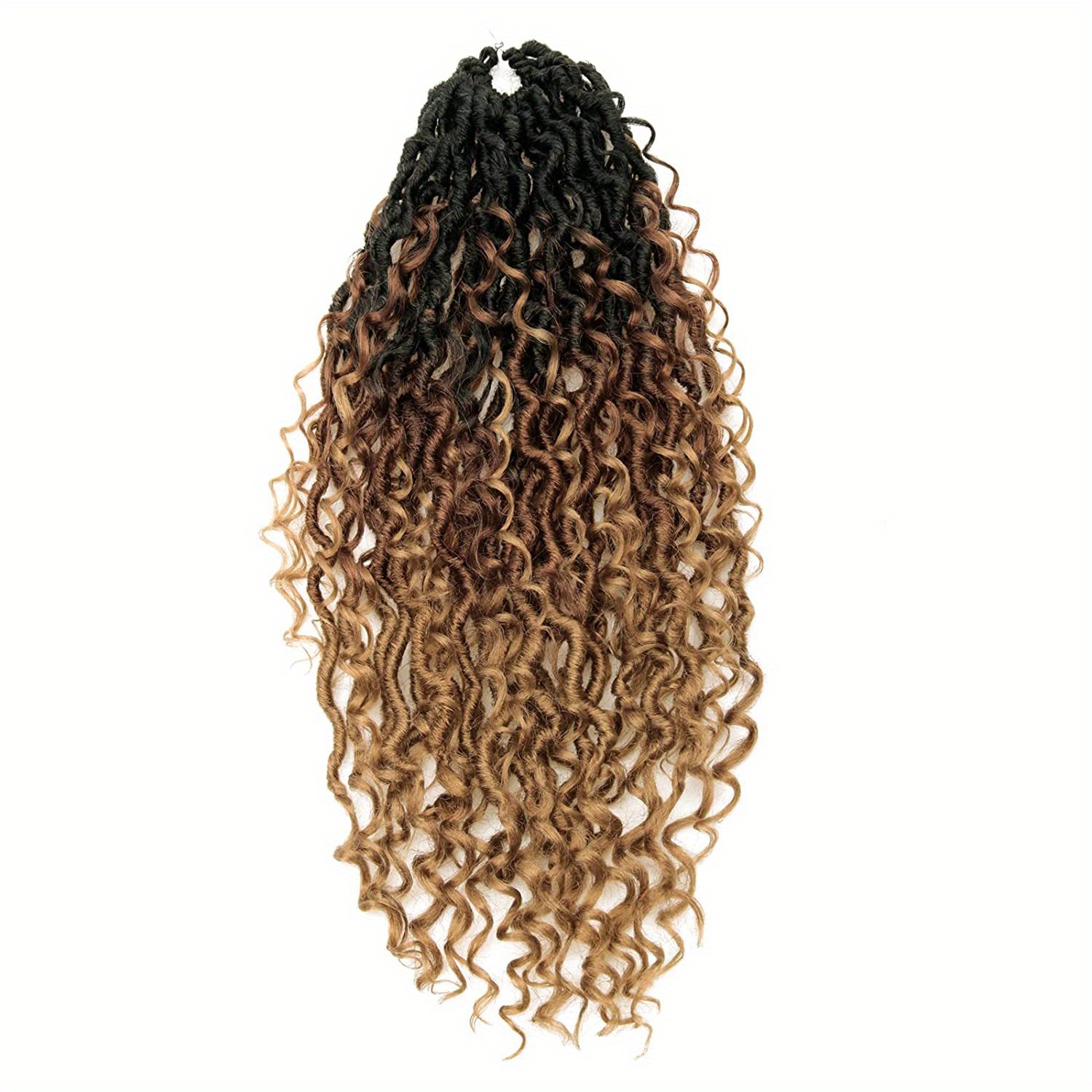 New Goddess Locs Crochet Hair Extensions Pre looped - Temu