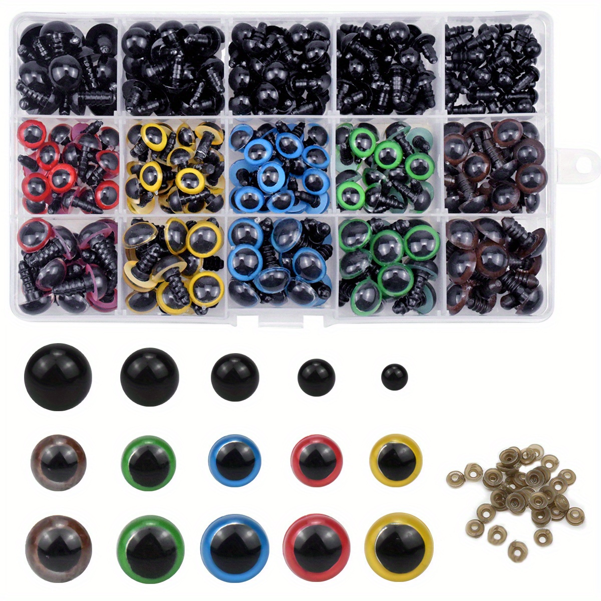 Toys Doll Accessories DIY Plastic colored safety eyes---10.5mm