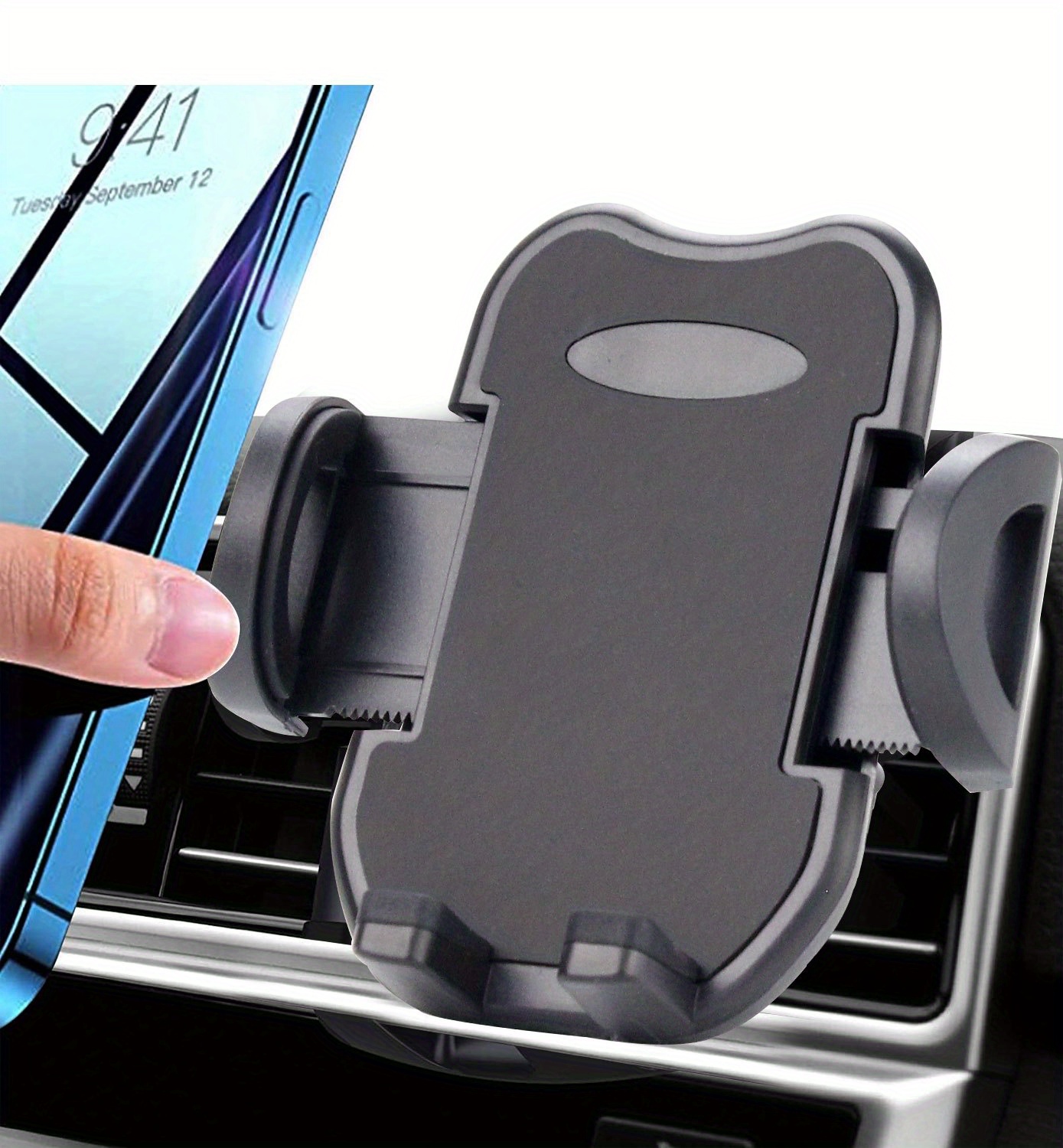 Secure Phone In Style Universal Air Vent Car Phone Holder Temu