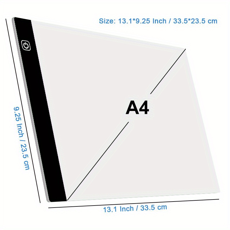 NEW!A4/A5/A3 Ultra-Thin LED Light Board,Portable Tracing Light Pad