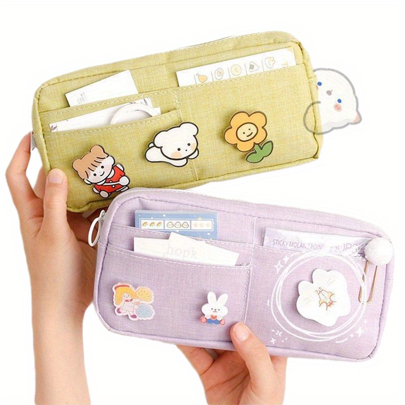 Grande Trousse Kawaii,Cute Trousse À Crayons Pour Scolaire Fille