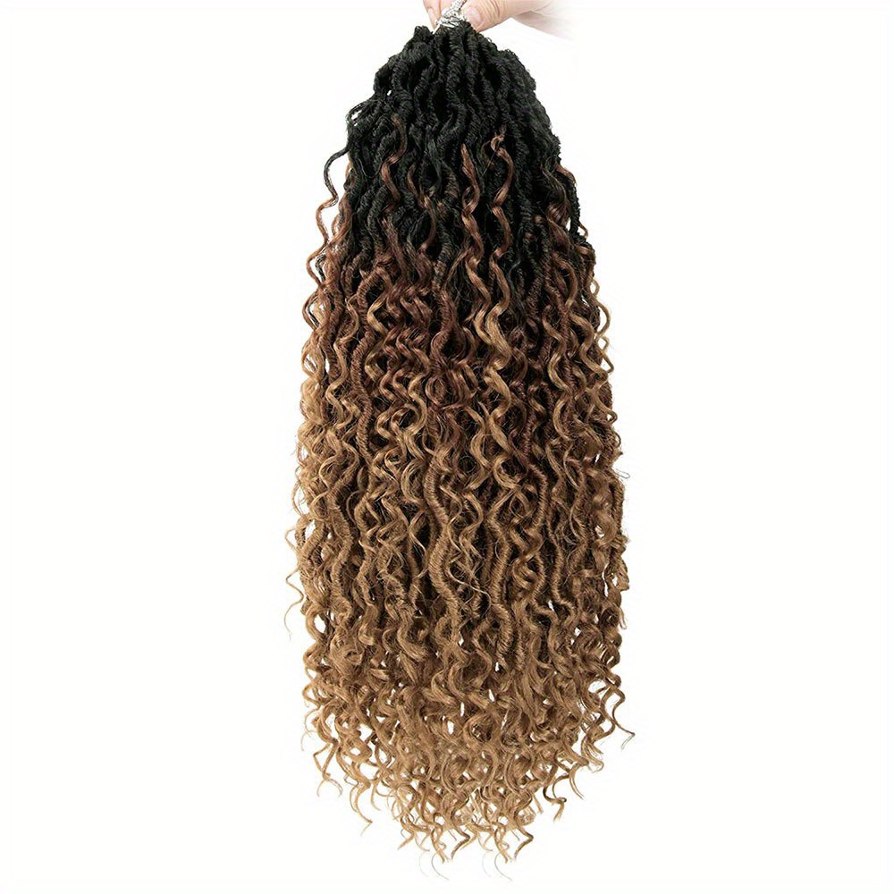 45 Pre-looped River Faux Locs Crochet Hair Extensions