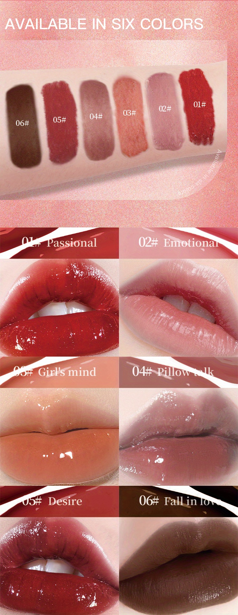 Tinted Lip Plumper With Chili Extract 6 Colors Natural Temu