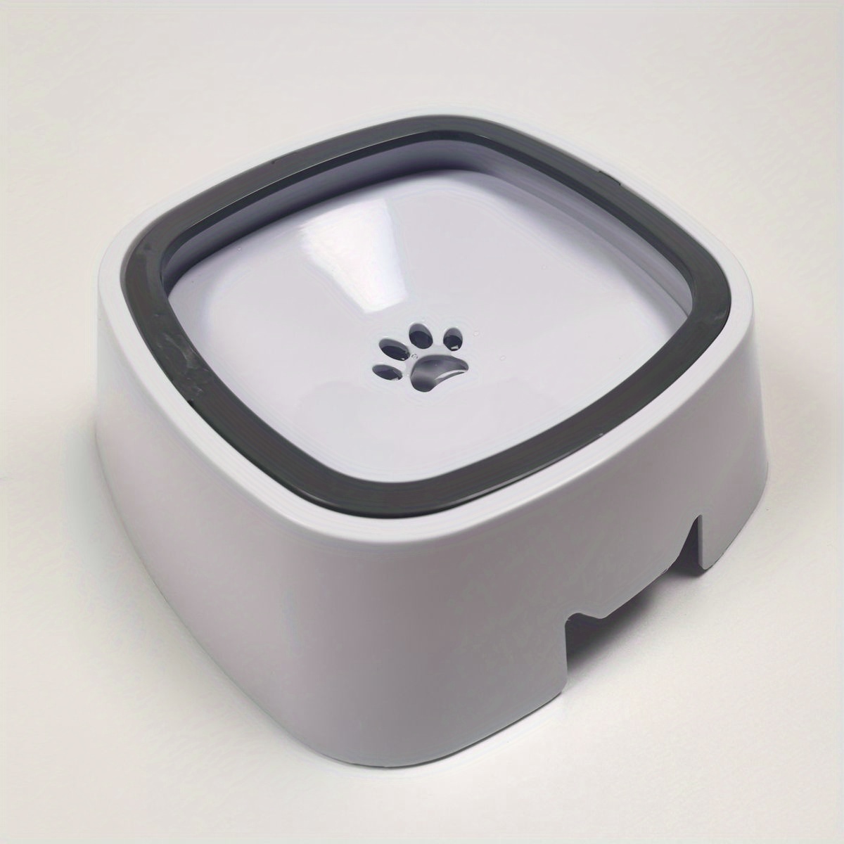 Anti spill Slow Feeder Dog Water Bowl With Non slip Base And - Temu