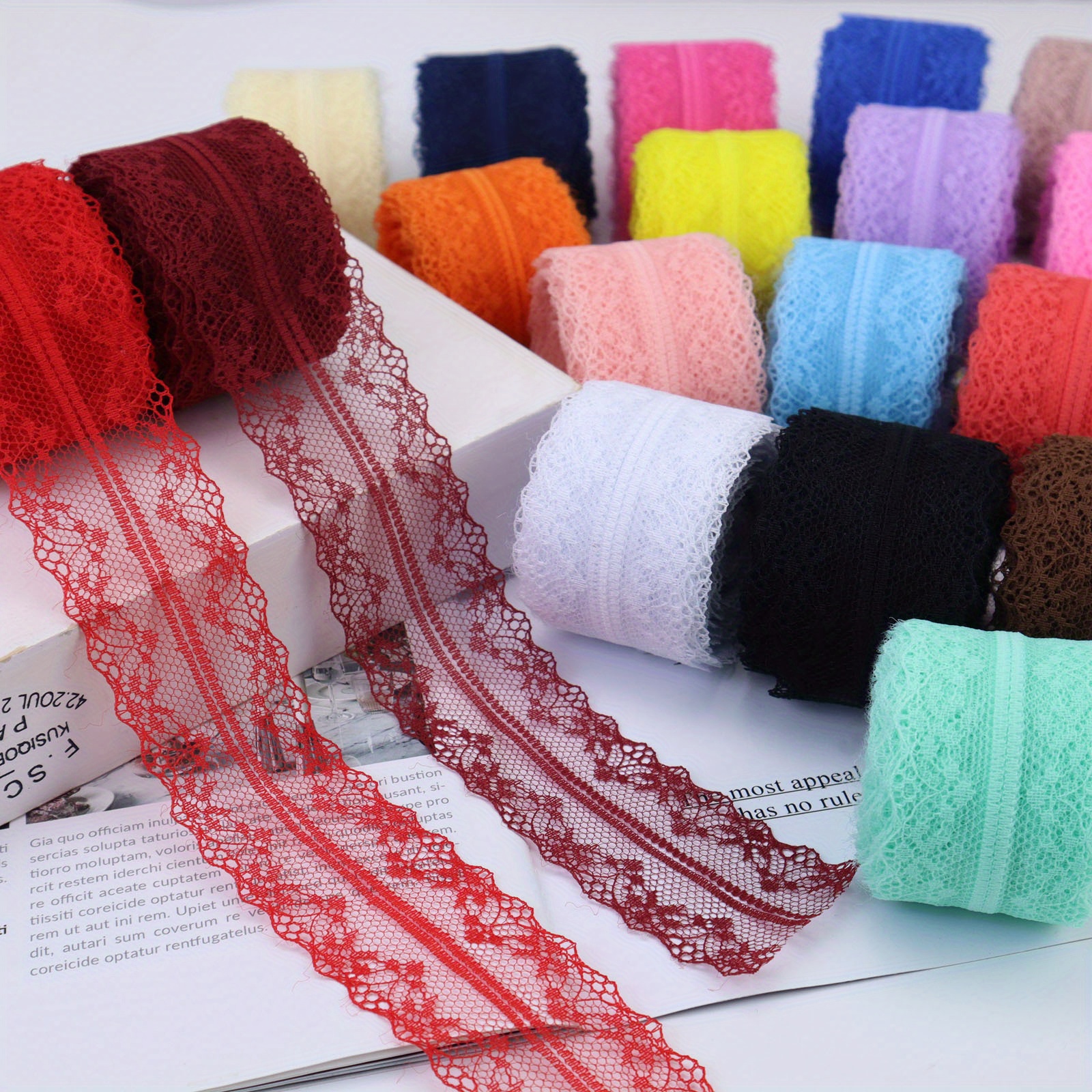 Mesh Embroidered Lace Trim Ribbon Diy Sewing Crafts Bags - Temu New Zealand