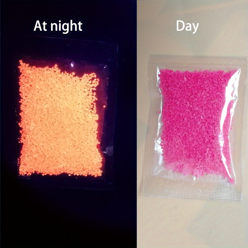 Glow In Dark Fluorescent Particles Perfect Diy Crafts Fairy - Temu