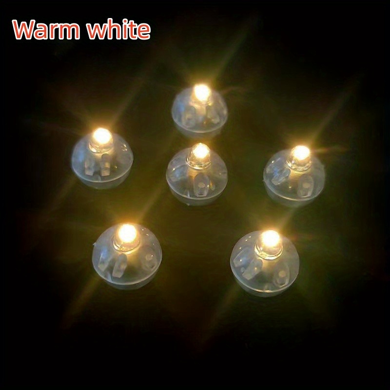 10 Battery Operated White LED Mini Lantern Christmas Lights - 4.6