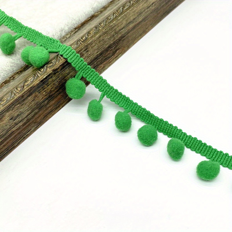 Green Pompom Ribbon 