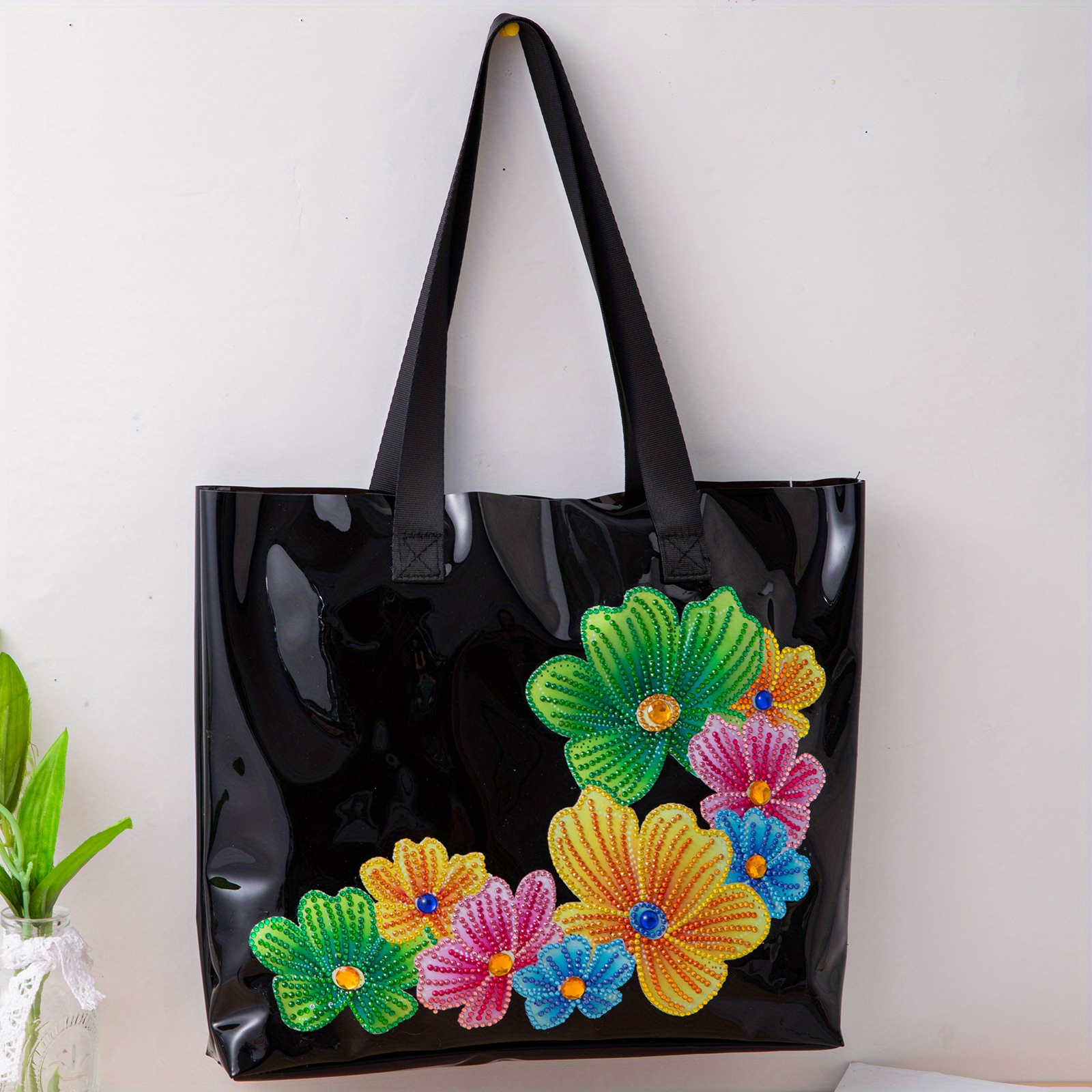 Creative Simple New Diy Diamond Painting Shopping Bag Casual