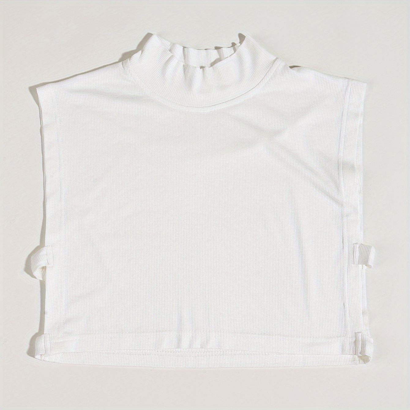 Cuello Falso Desmontable Blanco Media Camisa Sencilla Cuello - Temu