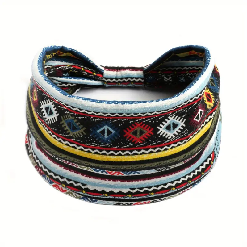 bohemian style headband women elastic non slip sweatband Australia
