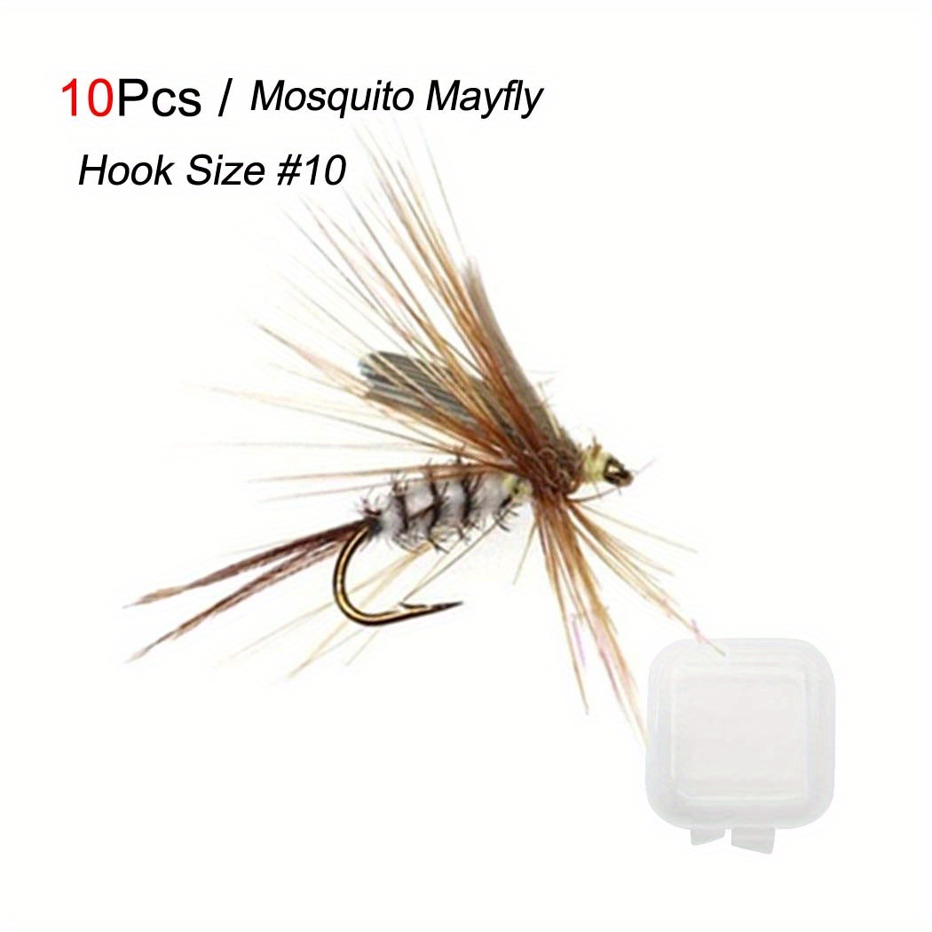 Premium Trout Fishing Flies Artificial Insect Hook Bait Set - Temu Japan