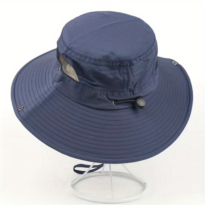 Wide Brim Boonie Hat Breathable Uv Protection Summer Hiking - Temu