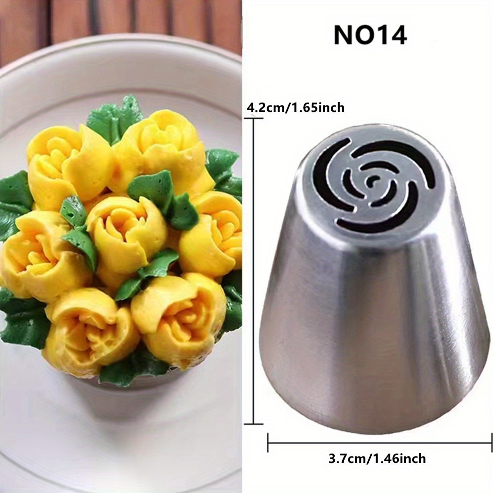 Large Integrated Molding Russian Piping Nozzle Rose Bouquet - Temu