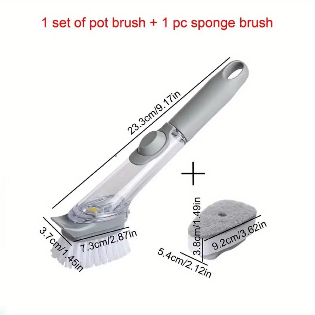 Multifunctional Hydraulic Cleaning Brush Kitchen Washing Pot - Temu