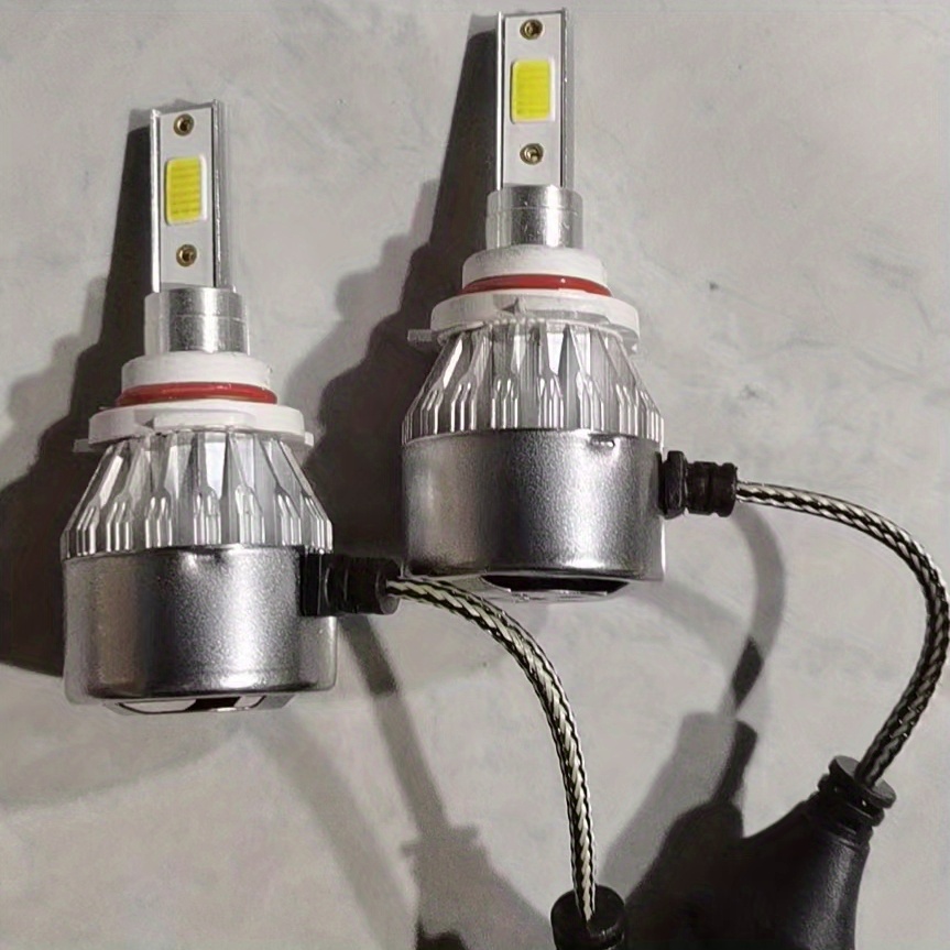 White Led Headlight Bulbs H7 H4 H11 H8 H9 H1 9005 Hb3 - Temu