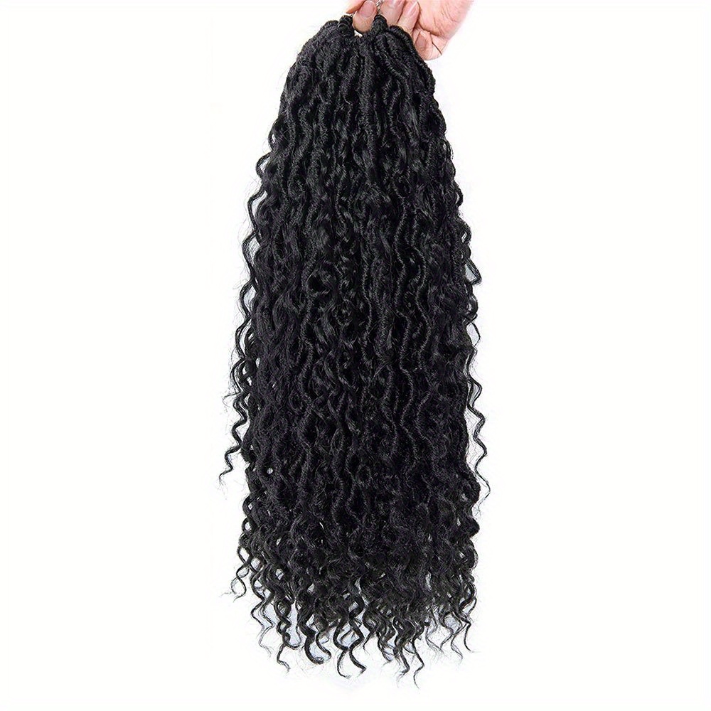 45 Pre-looped River Faux Locs Crochet Hair Extensions