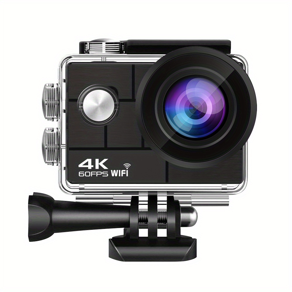 Carte SD 128G - caméra d'action 4K 60FPS, écran 2.0 pouces, Zoom 4x, prise  de vue vidéo, 30m, étanche, gopro, - Cdiscount Appareil Photo