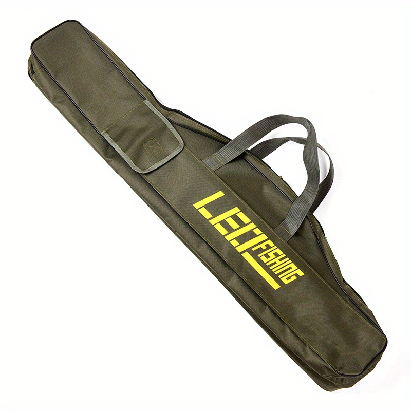 Portable 2 layer Fishing Rod Case: Fold Protect Transport - Temu