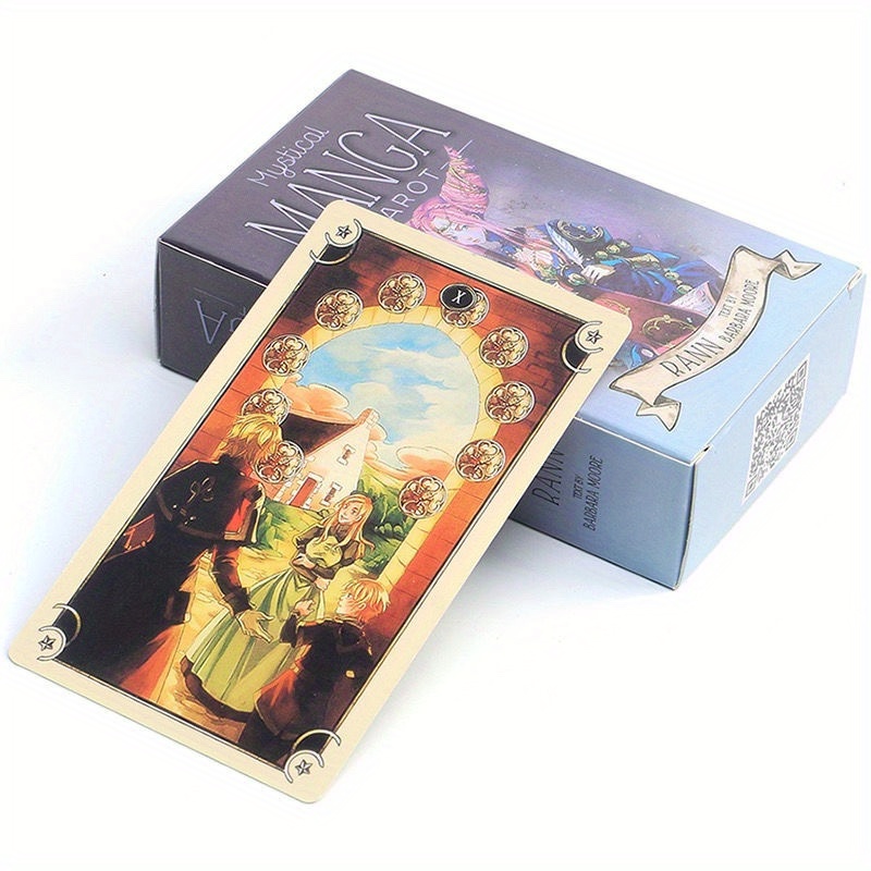 Mystical Manga Tarot Deck Game Board Game English Playing Temu Canada
