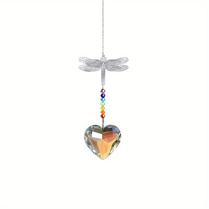 H&D HYALINE & DORA Crystal Suncatcher Heart Prism Pendant 