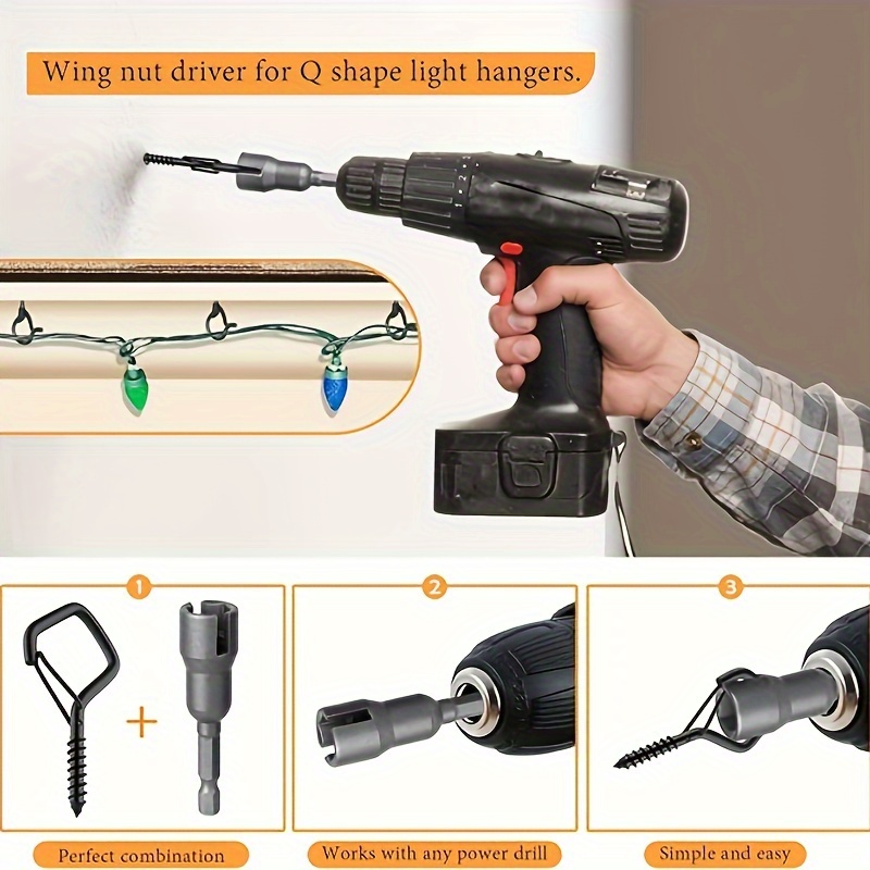 20pcs Square Snap Hanging Hooks Anti Drop Bonsai Hooks With Safety