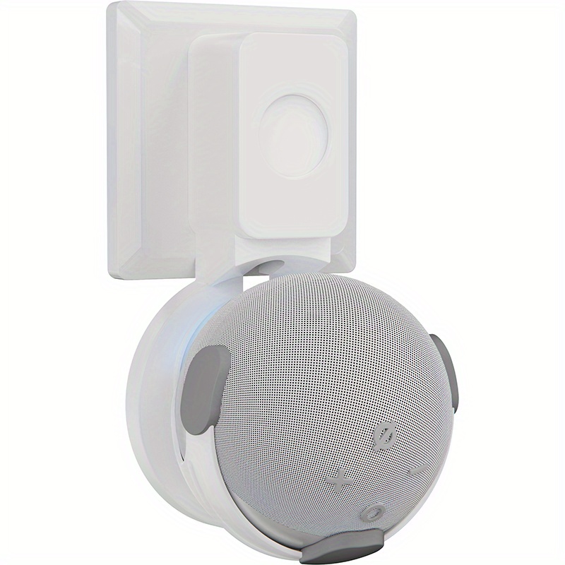 Soporte de Pared Compatible con  Echo Dot 4 / Echo Dot 5, Accesorios  con gestión de Cables integrada, no Requiere Tornillos, Soporte de Altavoz (  Echo Dot 4 / Echo Dot 5, Blanco) : : Electrónica