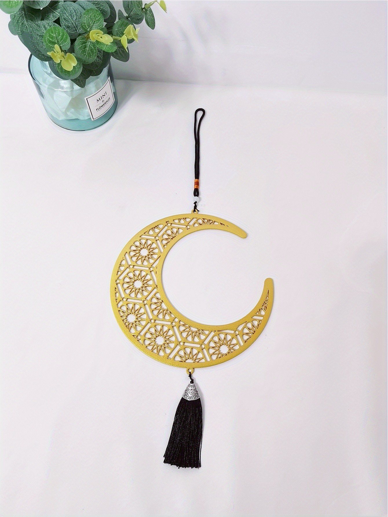 1pc Pendente Parete Golden Moon Regalo Ramadan Eid - Temu Italy