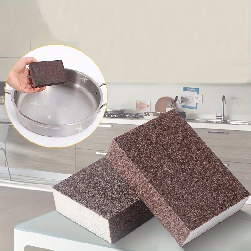 Magic Sponge Cleaning Dish Cloth Rust Removal Carborundum - Temu