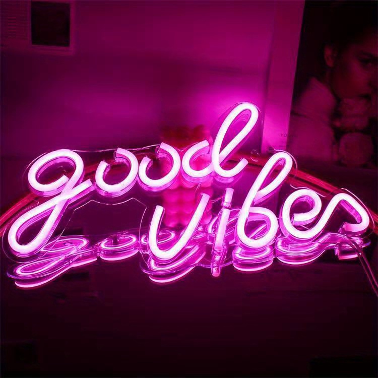 Vivi la tua vita Decorazioni da parete con insegne al neon personalizzate,  decorazioni per la camera da letto con insegne al neon, insegne luminose al  neon Regali personalizzati -  Italia