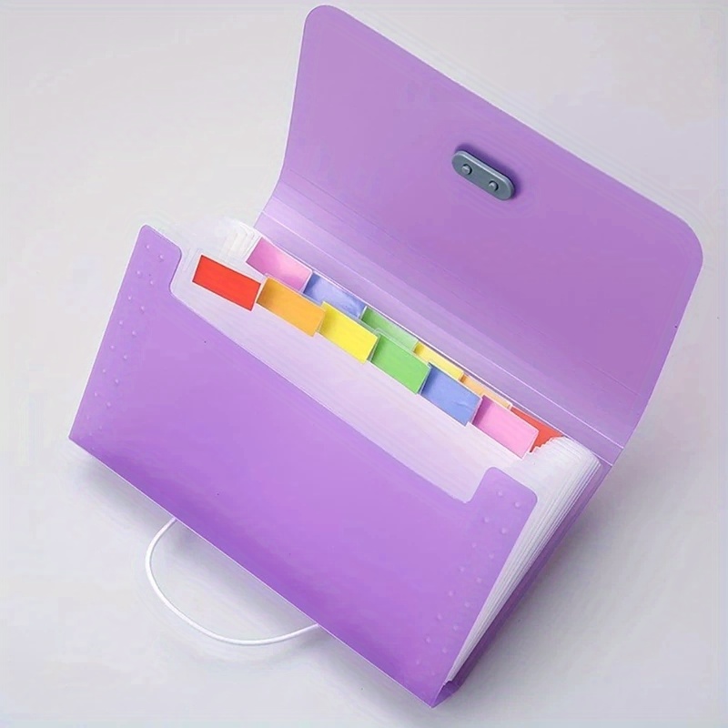 Organ Bag A6 Transparent File Folder Document Organizer - Temu