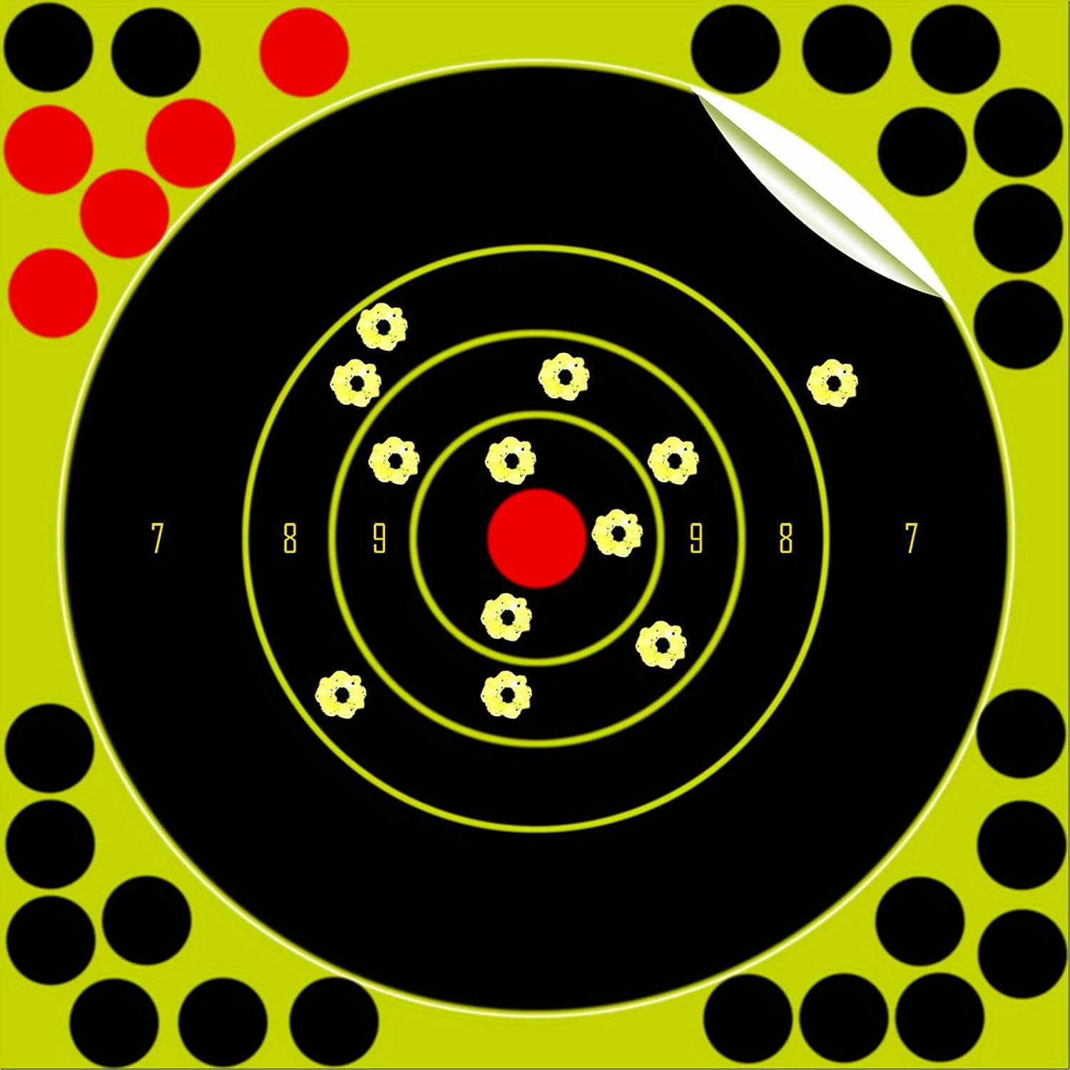 Shooting Targets With Reactive Self stick Splatter Paper For - Temu