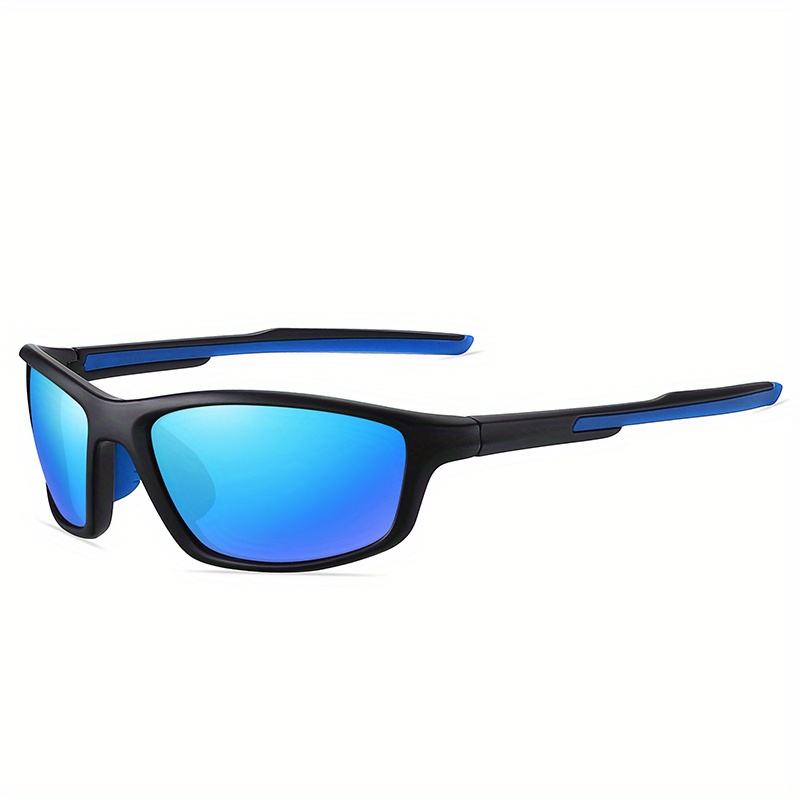 Sport Black with Blue Accent Polarized Sunglasses