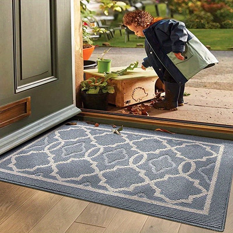 1pc, Indoor Door Mat, 32x20 Non-Slip Entrance Rug, Absorbent Machine  Washable Front Doormats For Door, Home Decor, Room Decor