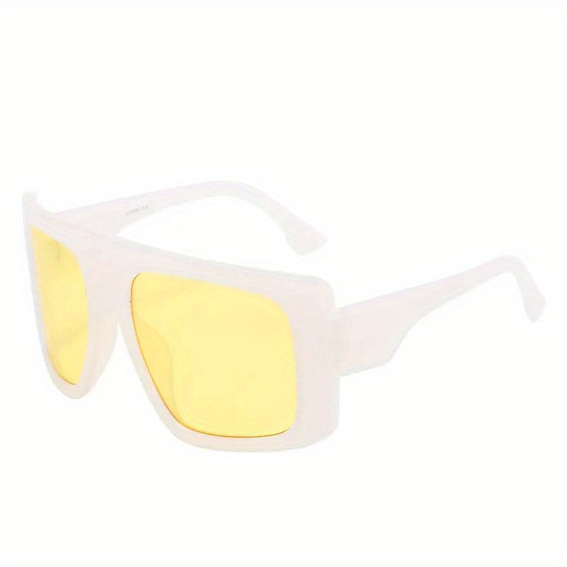 Oversized Shield Sunglasses Flat Top Gradient UV400