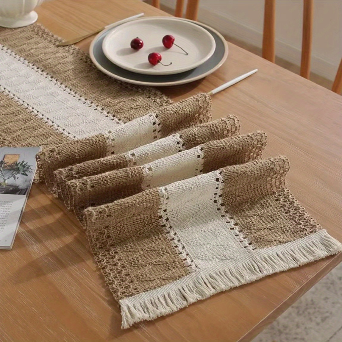 Burlap Table Runner Farmhouse Table Runner Jute Wedding - Temu