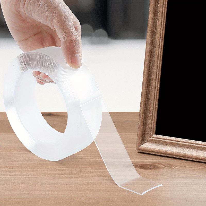 Carpet Transparent Double Sided Tape Clear No Residual Double Tape Adhesive  Nano Tape - China Nano Tape, Gel Transparent Nano Tape