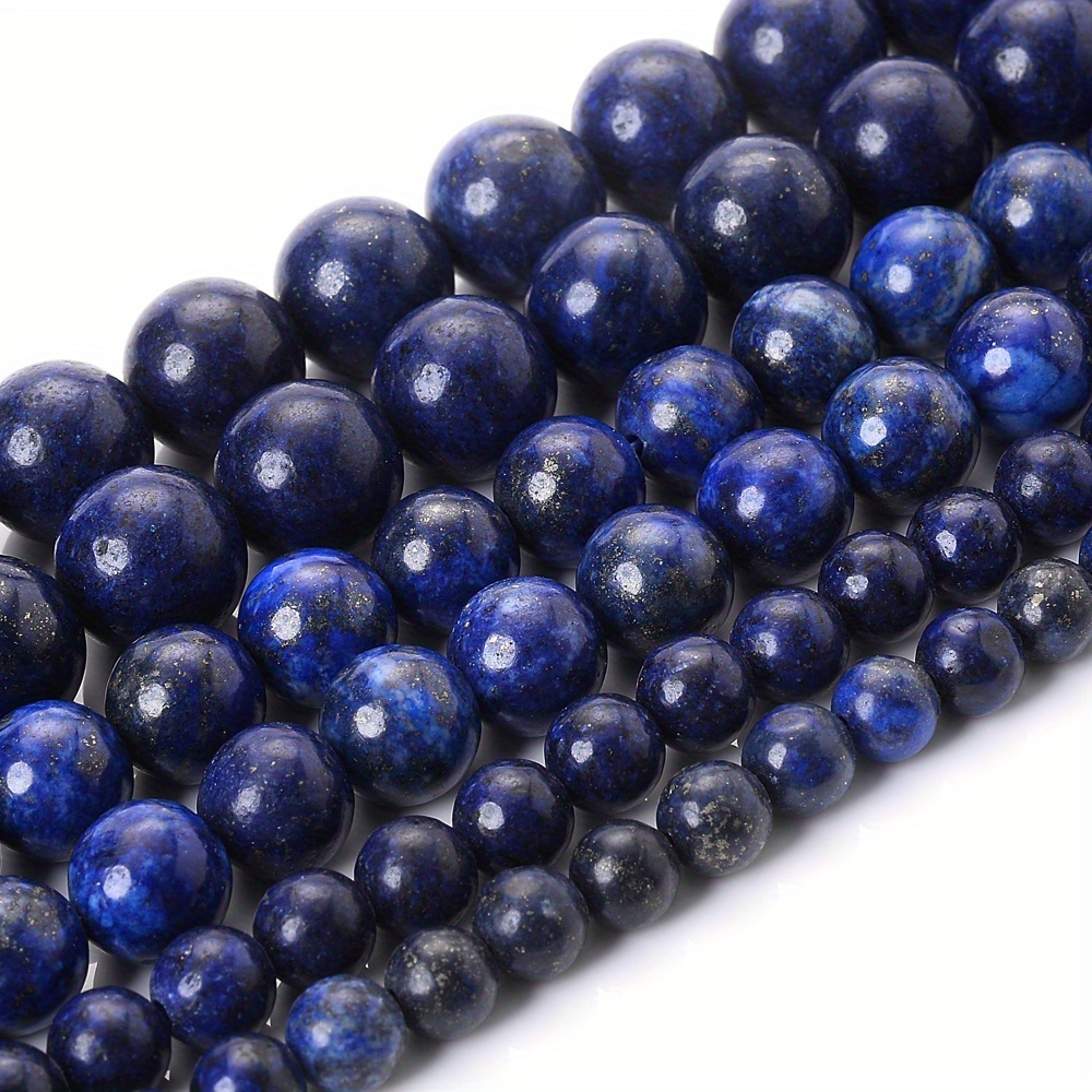 TEMU Natural Stone Bead Assortments Round Loose Spacer Beads For Jewelry Making Diy Bracelet Necklace Accessroies 4/6/8/10/12mm