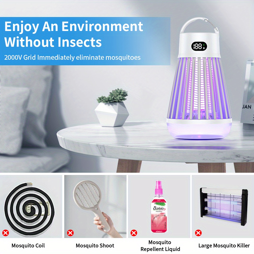 Eliminate Insects Instantly Powerful Bug Zapper For Outdoor Temu