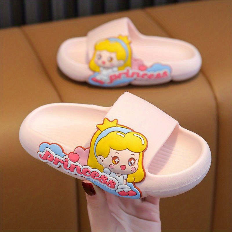 Toddler Boys Cute Cartoon Print Open Toe Slip Elastic Strap - Temu