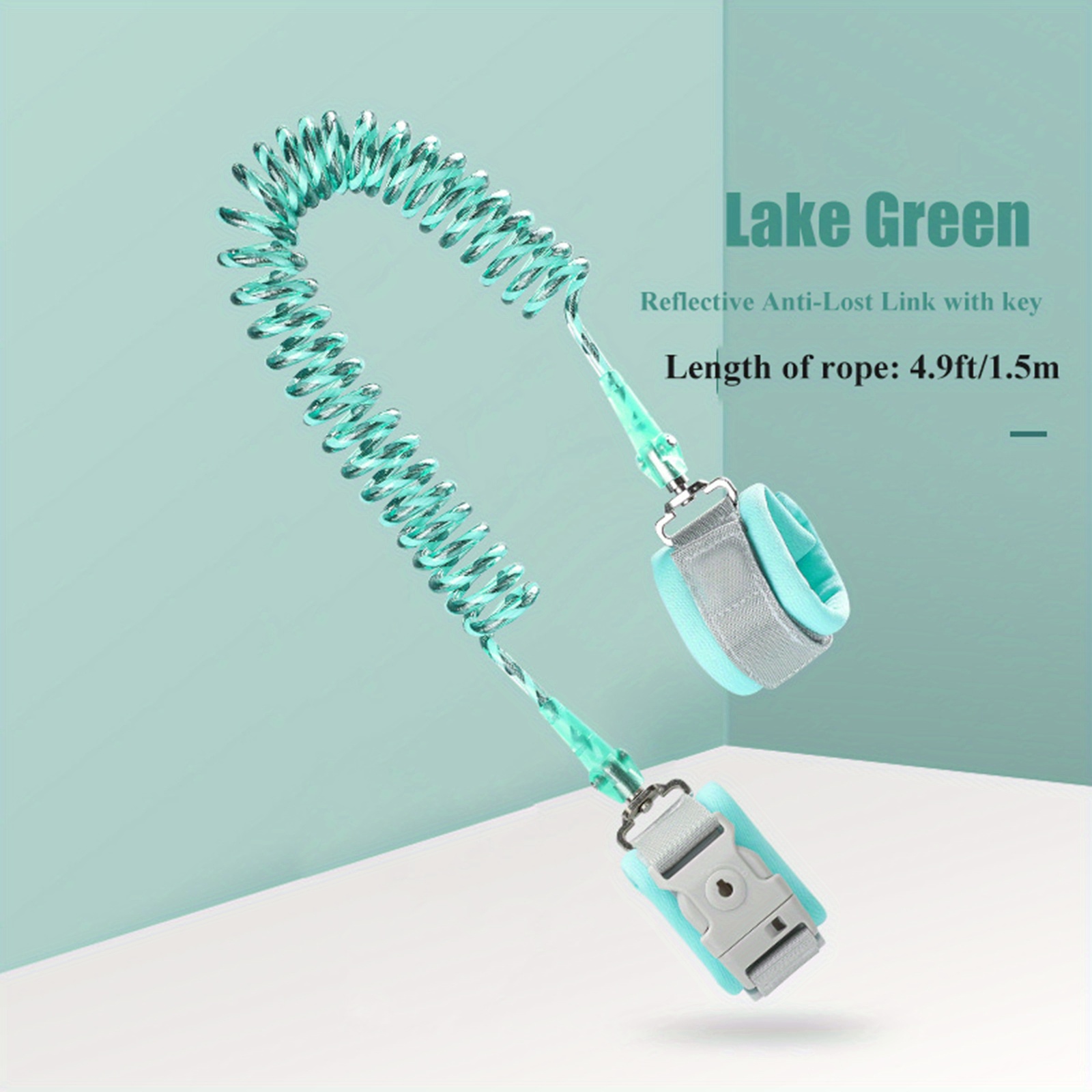 Child Leash Baby Safety Tether 2-Pack Anti-Lost Wrist Links - 4.9ft Toddler Safety  Leash For Walking Walking Wrist Tether For Kids Kid Leash