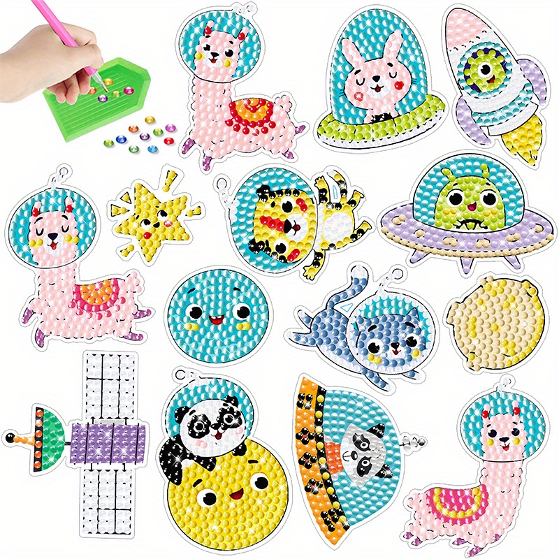 Artificial Diamond Painting Kits For Kids Owl Mosaic Sticker - Temu