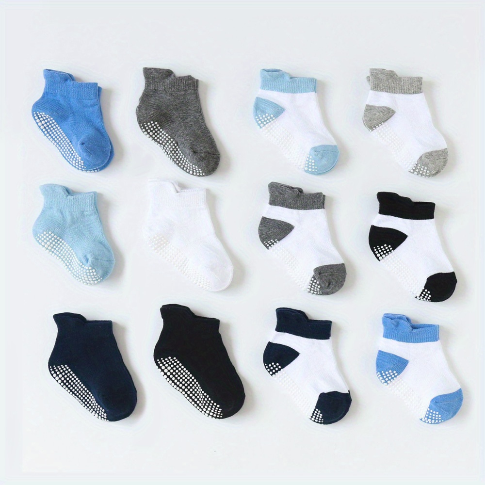 Pack de 6 calcetines tobilleros unisex para niños
