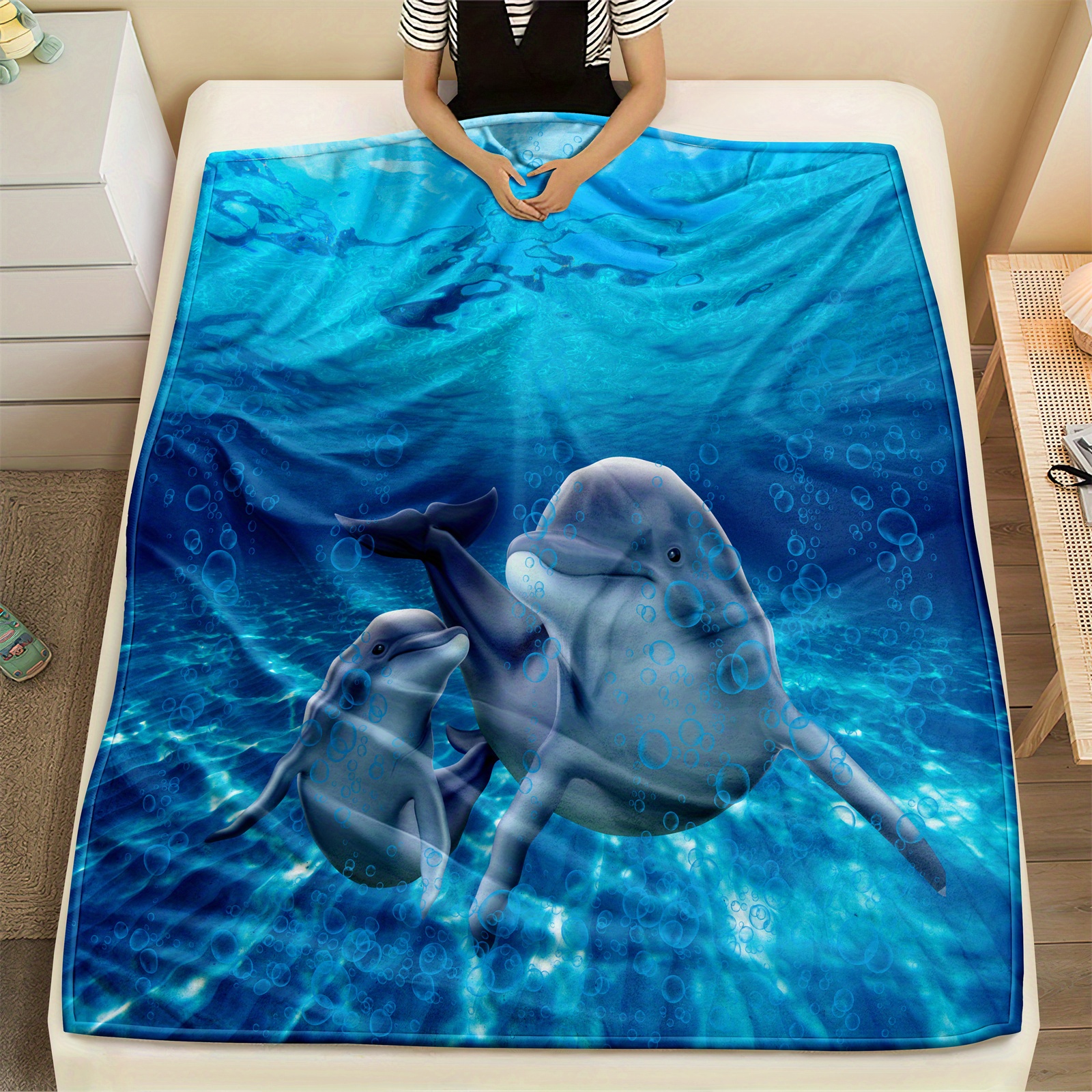 Dolphin discount throw blanket