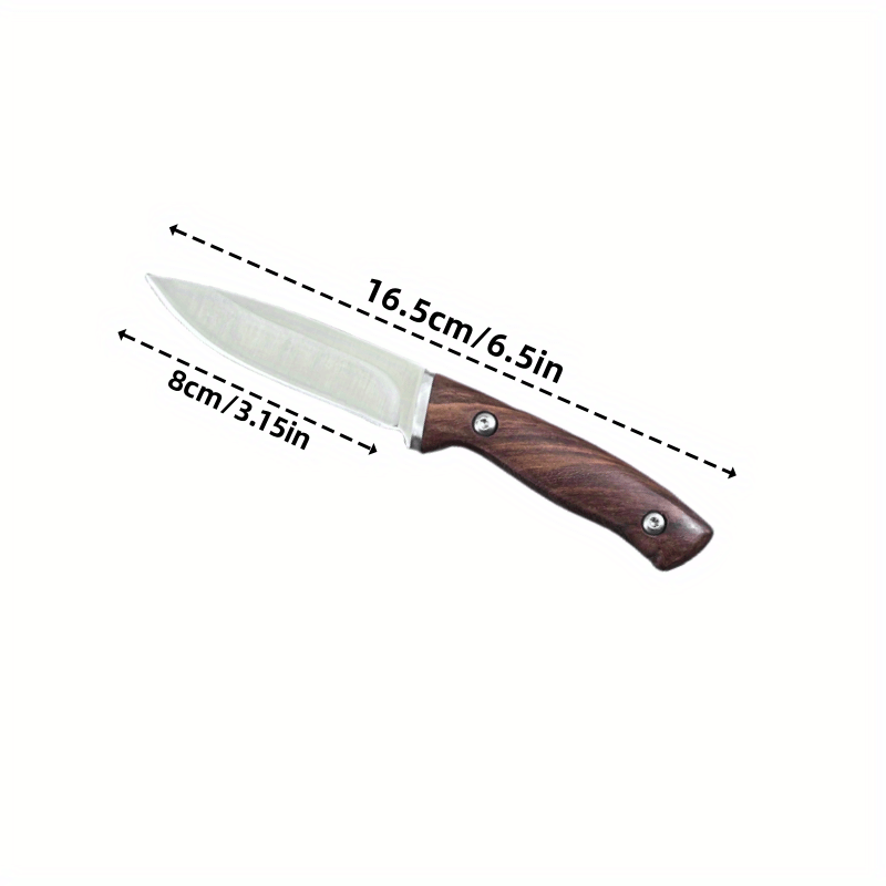 Outdoor Pocket Knife, Portable Kitchen Fruit Knife With Sheath, Sharp  Camping Cutting Knife, Hunting Self Defense Storage Tool