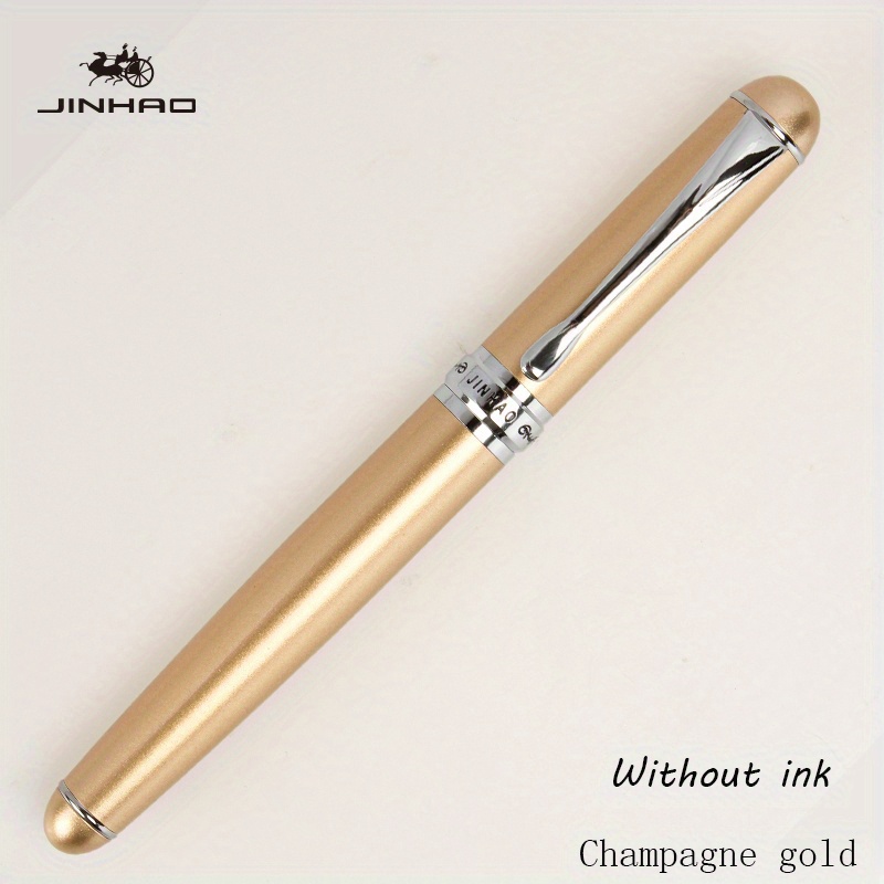 New JinHao X350 Metal Fountain Pen Gold clip EF 0.38mm F nibs office school  supplies