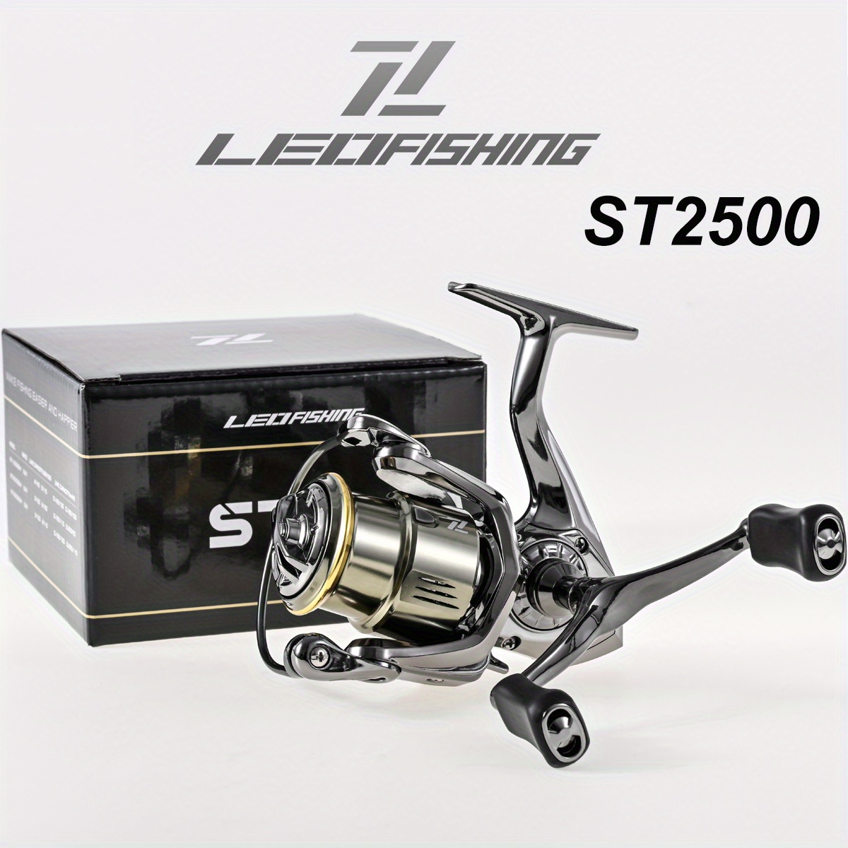 TEMU Leofishing 2023 Spinning Fishing Reel - Lightweight, Smooth, And Powerful - Ideal For Saltwater And Freshwater Fishing - Cnc Aluminum Spool - 5.2:1 Gear Ratio - 13+1bb - Available In 3 Sizes