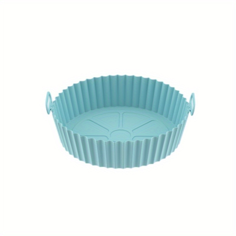 Cesta de freidoras de aire de silicona Gadgets para el hogar Sartenes de  freidora de aire para cocina (Verde 19CM) JShteea Libre de BPA