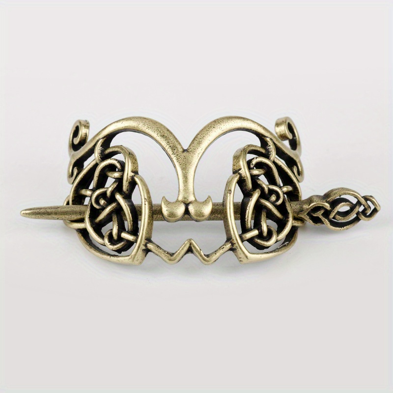 Viking Hair Hairpins Jewelry Large Celtics Knots Crown Vintage Style Gold  Nordic Mythology Hair Clip Wedding Hair Accessories - Price history &  Review, AliExpress Seller - Qi Xin Business Co.,Ltd. Store