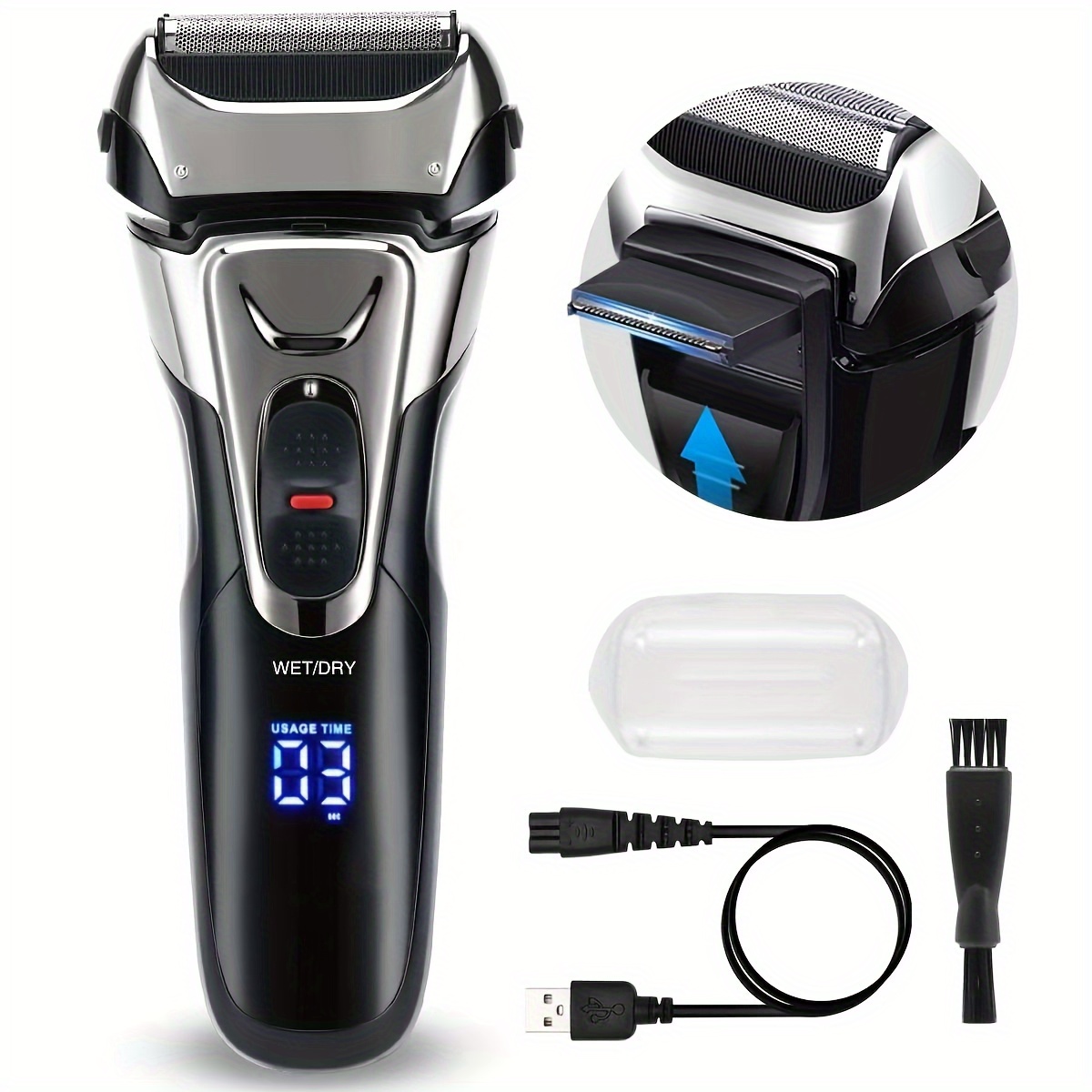 Electric Shavers For Men Face Electric Razors For Men Foil Electric
